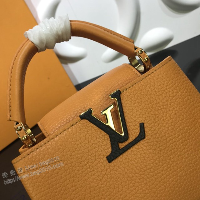 路易威登2021專櫃新款女包 lv高仿專門店手提女包 M56848 M56984 M56770 Capucines迷你手袋  ydh4506